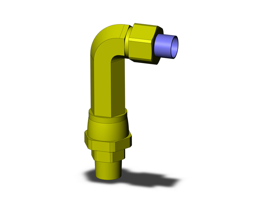 KFW08N-01S FITTING, SWIVEL LONG ELBOW