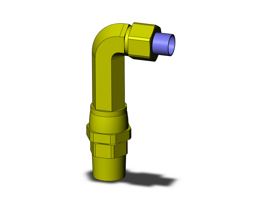 KFW08N-02 FITTING, SWIVEL LONG ELBOW
