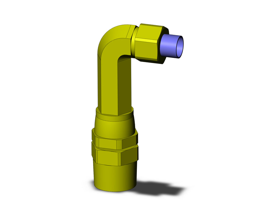 KFW08N-03 FITTING, SWIVEL LONG ELBOW