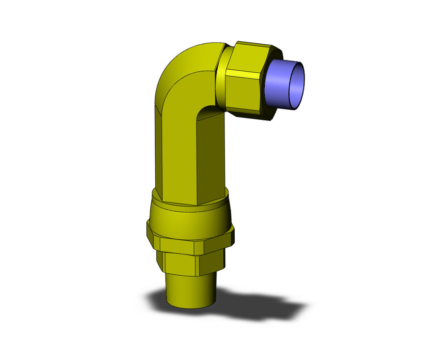 KFW12N-02S FITTING, SWIVEL LONG ELBOW