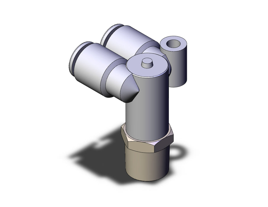 KGLU06-02S FITTING, BRANCH MALE ELBOW