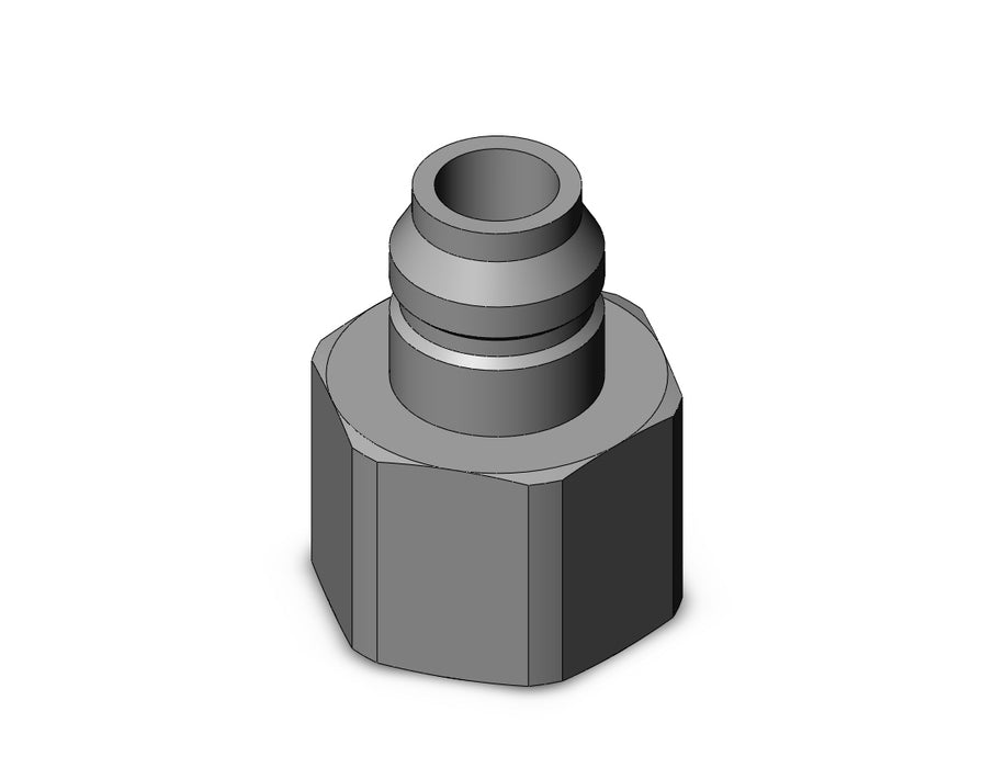 KKA6P-06F-1 S COUPLER, STAINLESS STEEL