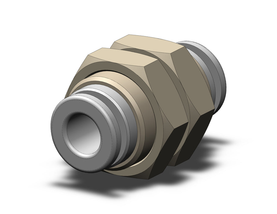 KQ2E06-00A FITTING, BULKHEAD UNION