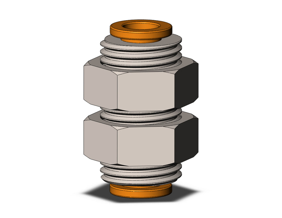 KQ2E07-00MA FITTING, BULKHEAD UNION