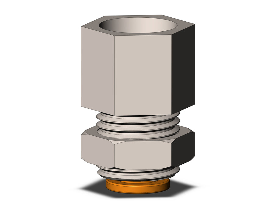 KQ2E07-02N FITTING ,BULKHEAD CONNECTOR