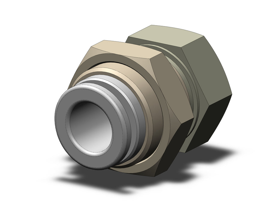 KQ2E08-01A FITTING ,BULKHEAD CONNECTOR