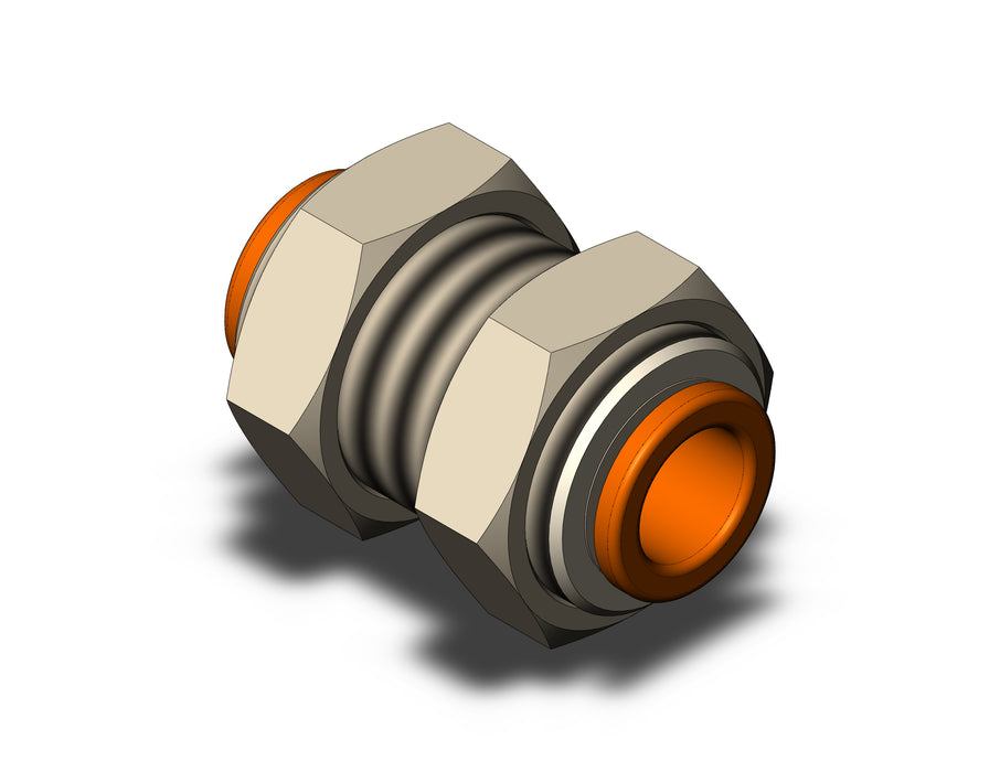 KQ2E09-00MA FITTING, BULKHEAD UNION