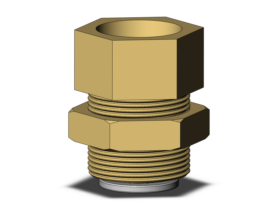 KQ2E10-03A FITTING ,BULKHEAD CONNECTOR
