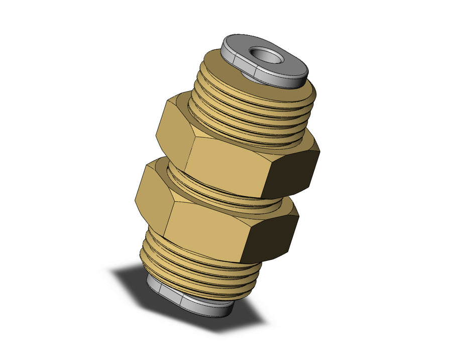 KQ2E23-00A1 FITTING, BULKHEAD UNION