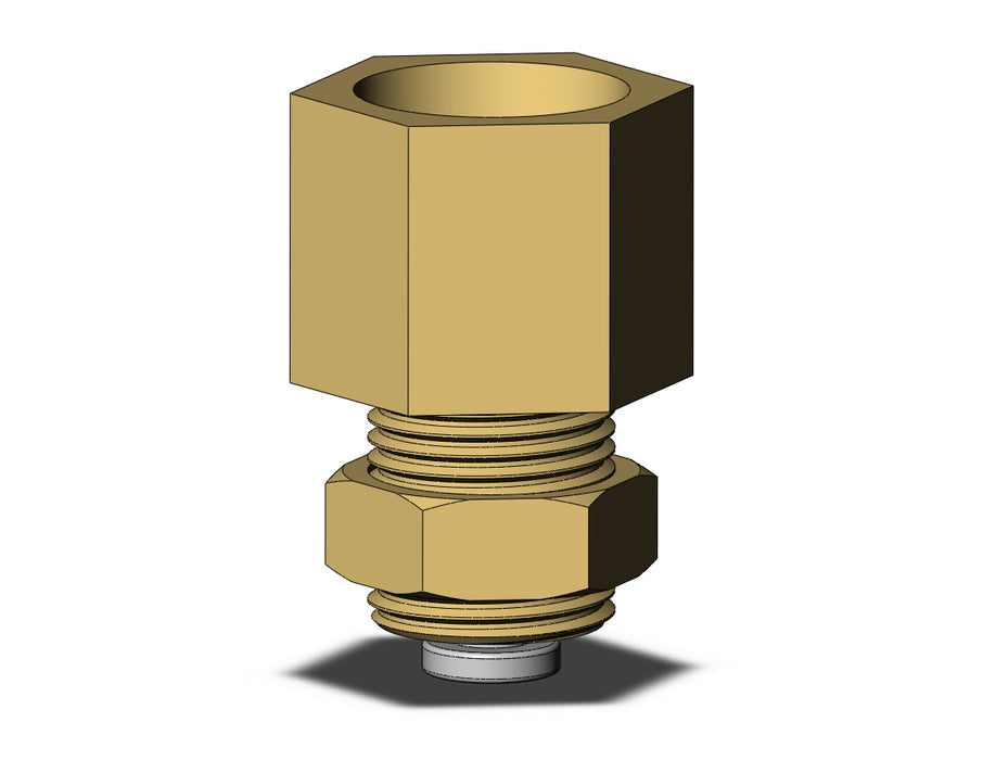 KQ2E23-02A FITTING, BULKHEAD CONNECTOR