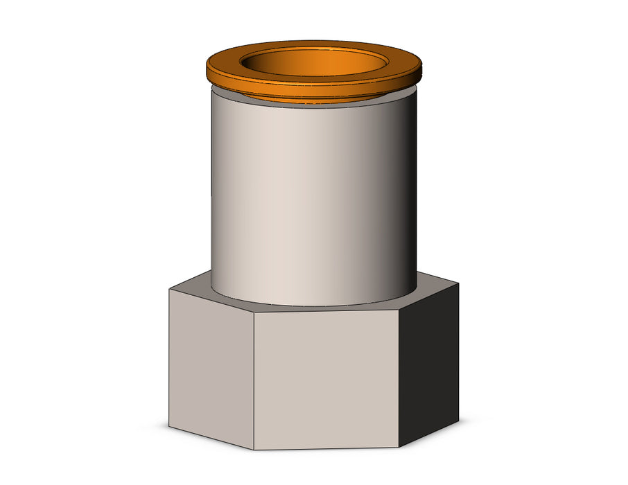 KQ2F13-36N FITTING, FEMALE CONNECTOR