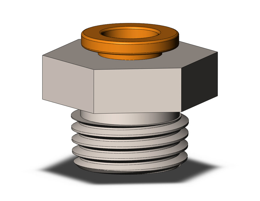 KQ2H07-02NP FITTING, MALE CONNECTOR
