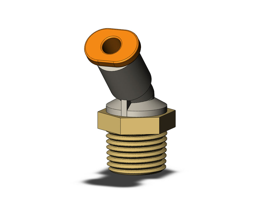 KQ2K01-34AS1 FITTING, 45 DEGREE ELBOW