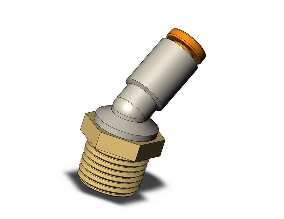 KQ2K01-34A FITTING, 45 DEG MALE ELBOW