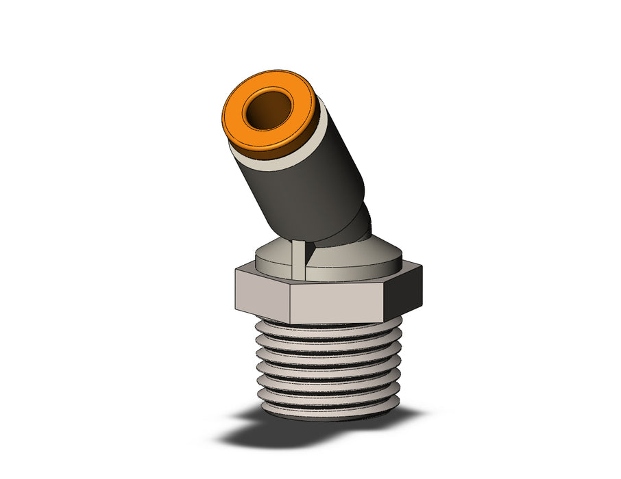 KQ2K01-34NS FITTING, 45 DEG MALE ELBOW