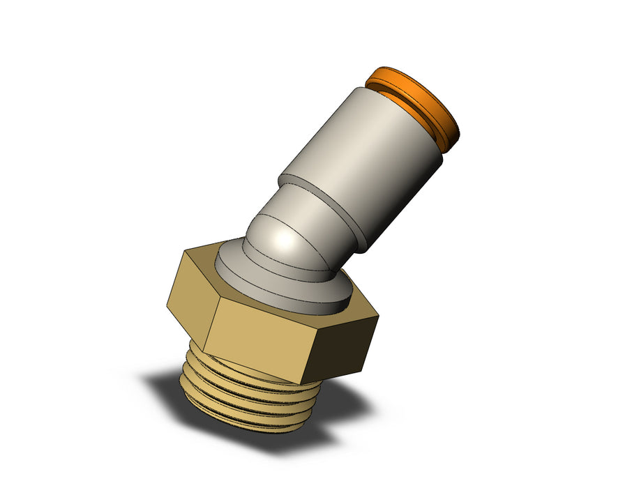 KQ2K03-34AP FITTING, 45 DEG MALE ELBOW
