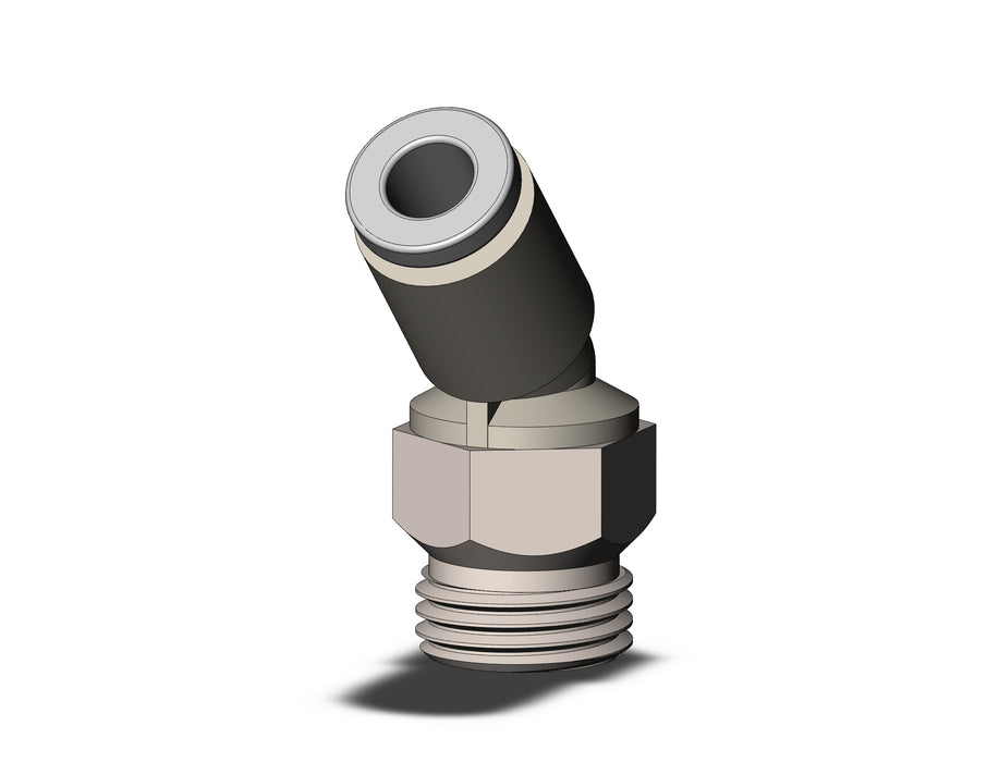 KQ2K04-U01N FITTING, 45 DEG MALE ELBOW