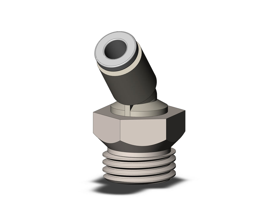 KQ2K04-U02N FITTING, 45 DEG MALE ELBOW