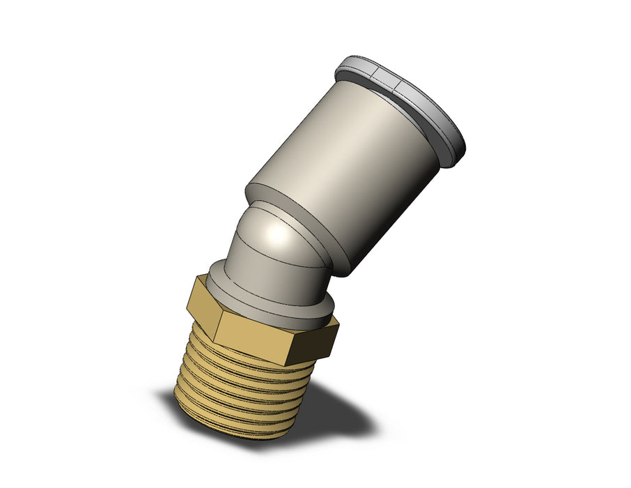 KQ2K06-01A1 FITTING, 45 DEG MALE ELBOW