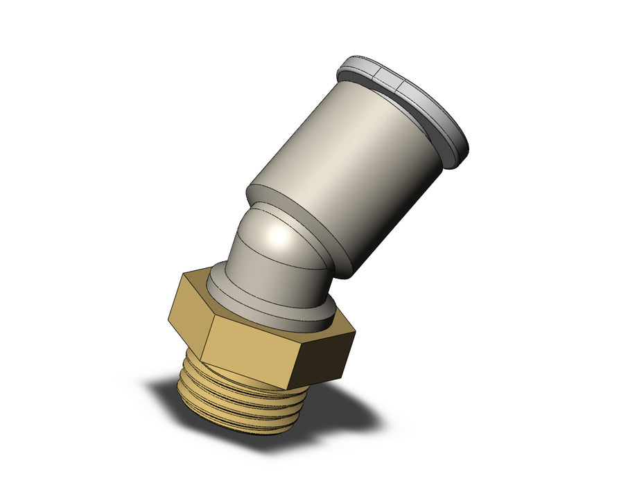 KQ2K06-01AP1 FITTING, 45 DEG MALE ELBOW