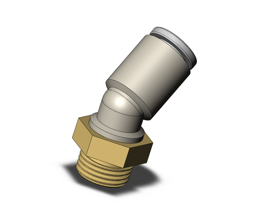 KQ2K06-01AP FITTING, 45 DEG MALE ELBOW