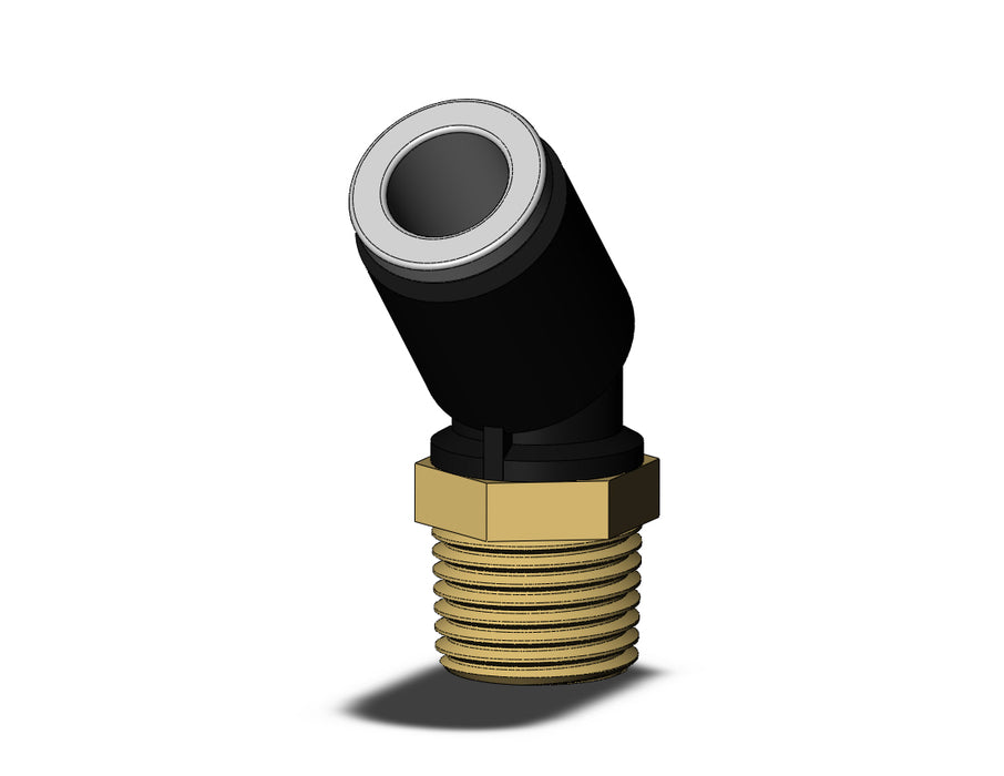 KQ2K06-01AS-X35 FITTING, 45 DEG MALE ELBOW