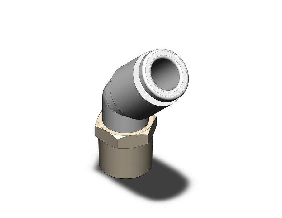 KQ2K06-01AS FITTING, 45 DEG MALE ELBOW