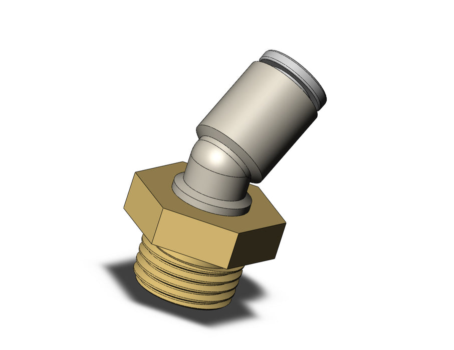 KQ2K06-02AP FITTING, 45 DEG MALE ELBOW