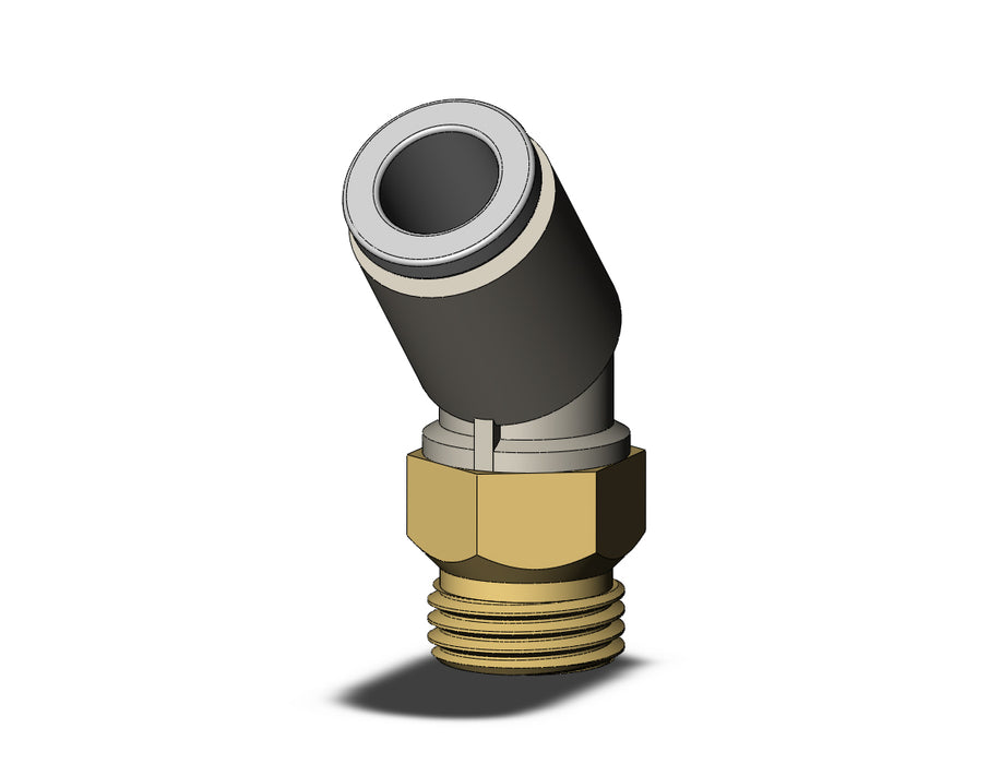 KQ2K06-U01A FITTING, 45 DEG MALE ELBOW