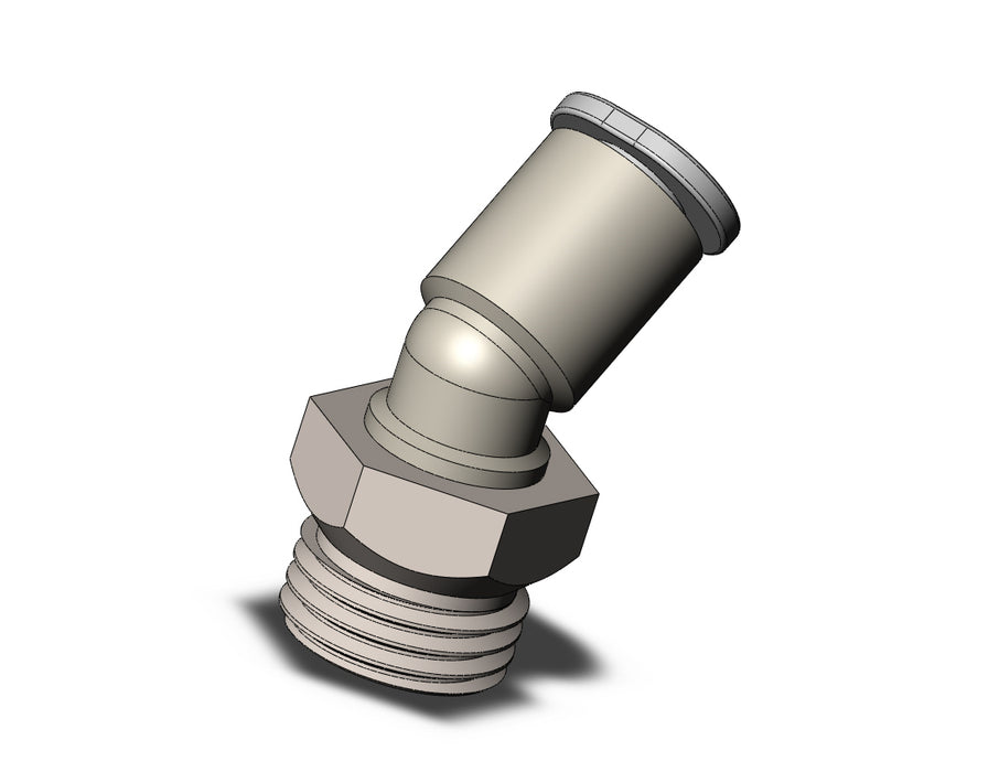 KQ2K06-U02N1 FITTING, 45 DEG MALE ELBOW