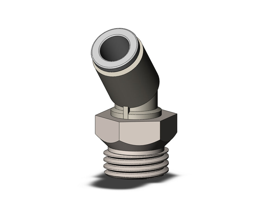 KQ2K06-U02N FITTING, 45 DEG MALE ELBOW