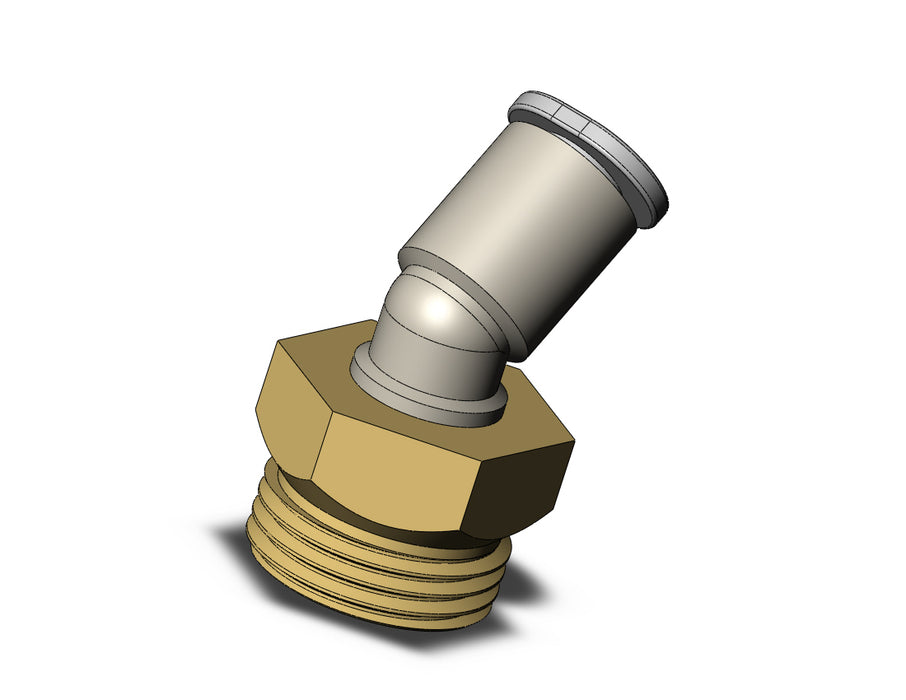 KQ2K06-U03A1 FITTING, 45 DEG MALE ELBOW