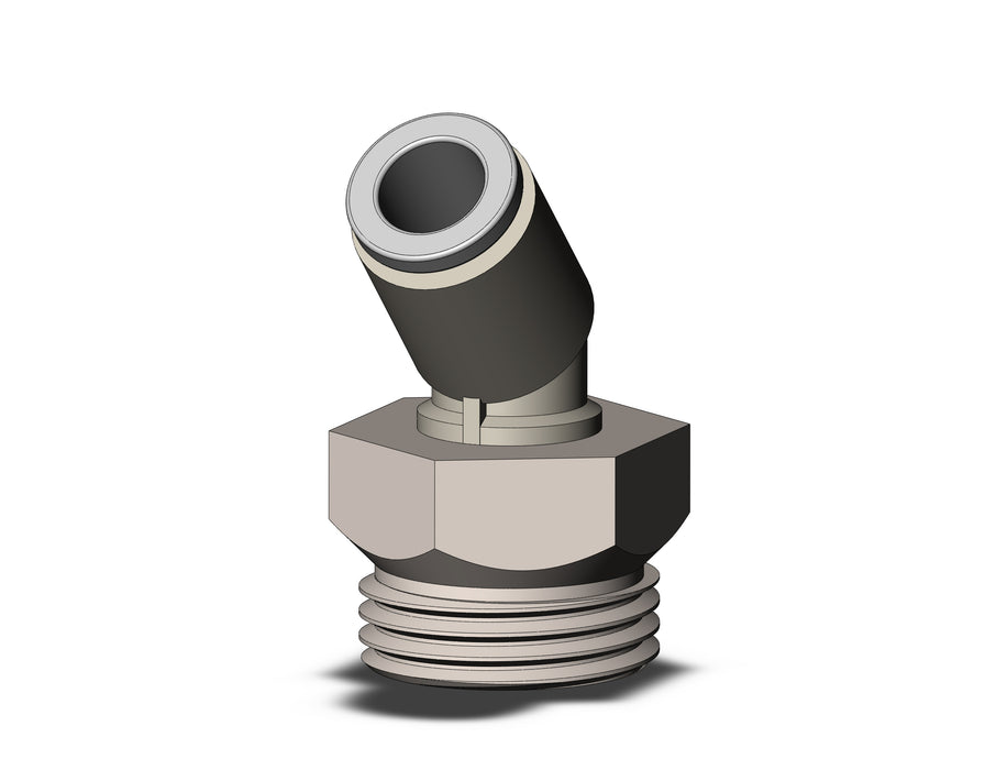 KQ2K06-U03N FITTING, 45 DEG MALE ELBOW