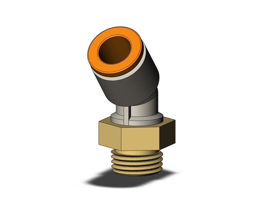 KQ2K07-34AP FITTING, 45 DEG MALE ELBOW