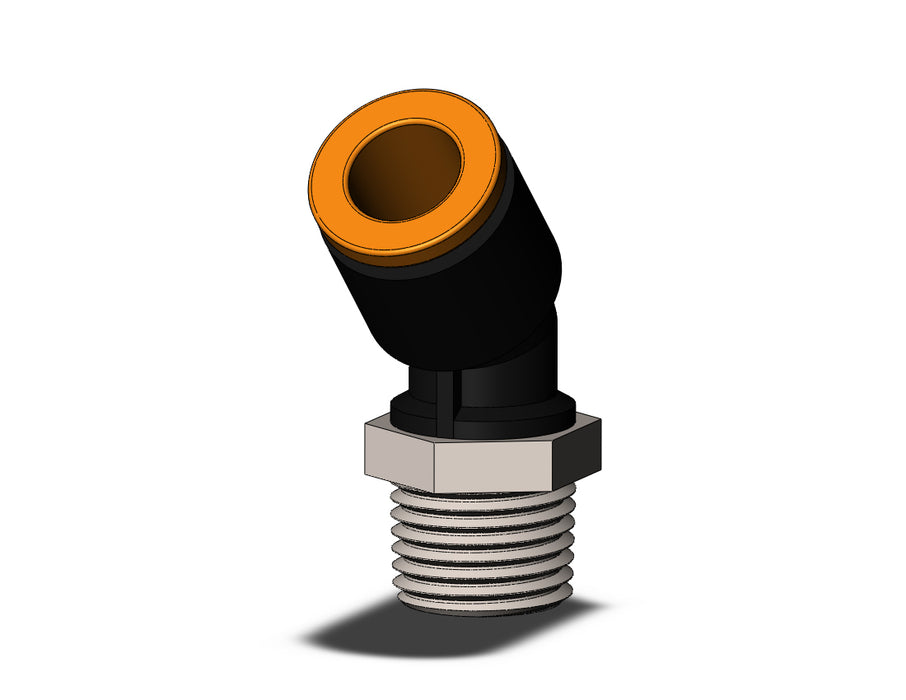 KQ2K07-34NS-X35 FITTING, 45 DEG MALE ELBOW