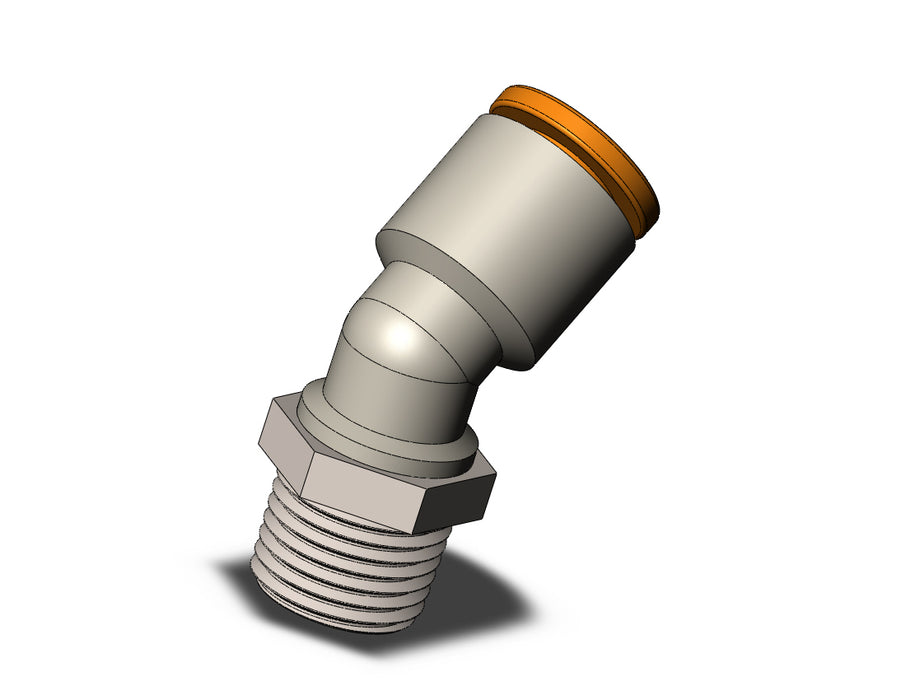 KQ2K07-34N FITTING, 45 DEG MALE ELBOW