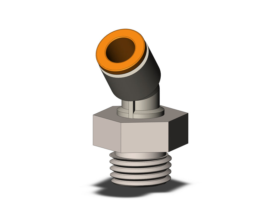 KQ2K07-35NP FITTING, 45 DEG MALE ELBOW