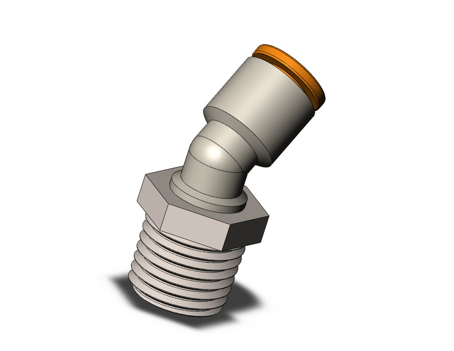 KQ2K07-35N FITTING, 45 DEG MALE ELBOW