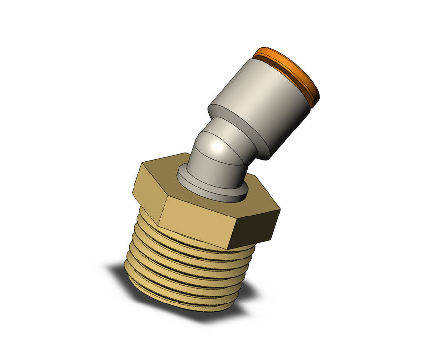 KQ2K07-36A FITTING, 45 DEG MALE ELBOW