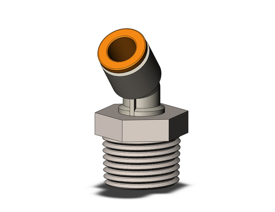 KQ2K07-36NS FITTING, 45 DEG MALE ELBOW