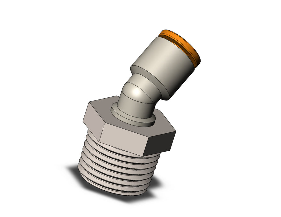 KQ2K07-36N FITTING, 45 DEG MALE ELBOW