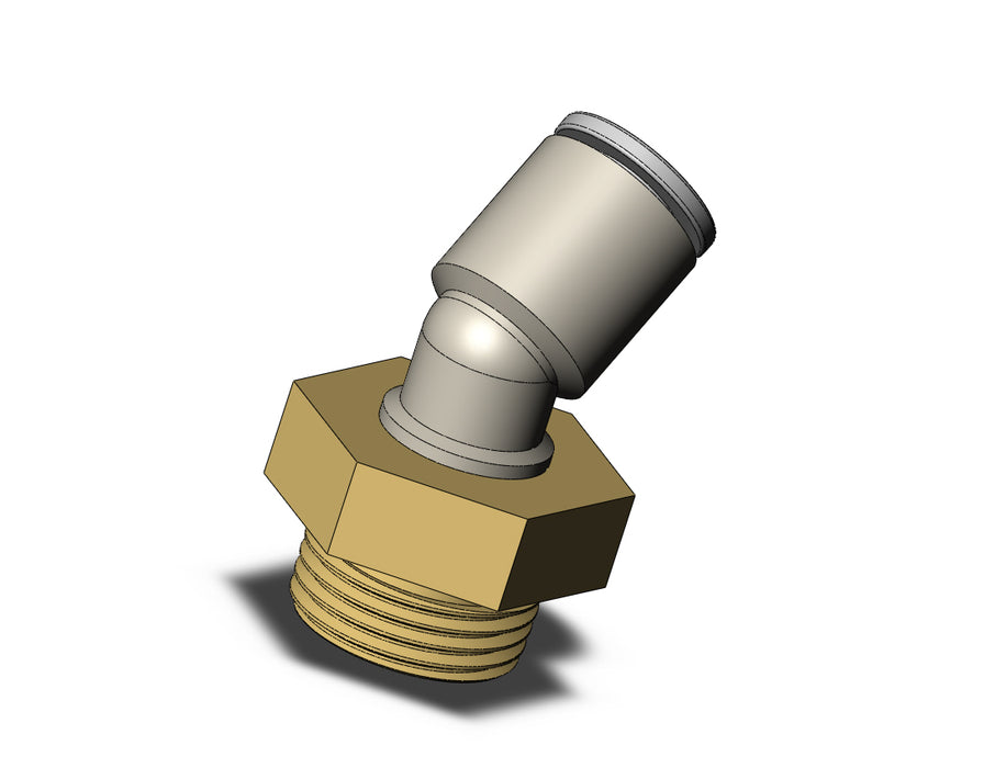 KQ2K08-03AP FITTING, 45 DEG MALE ELBOW