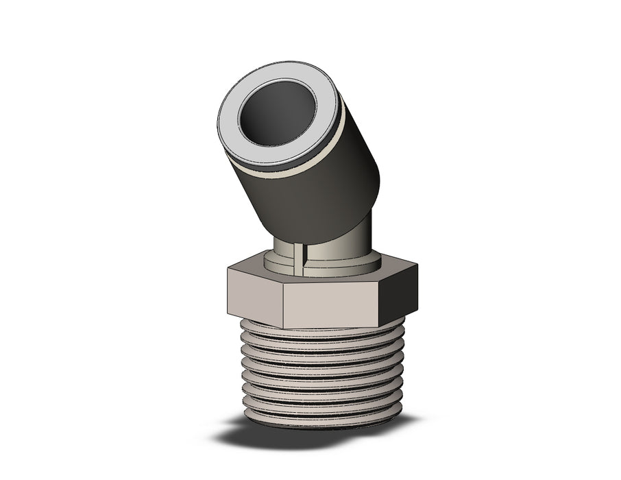KQ2K08-03NS FITTING, 45 DEG MALE ELBOW