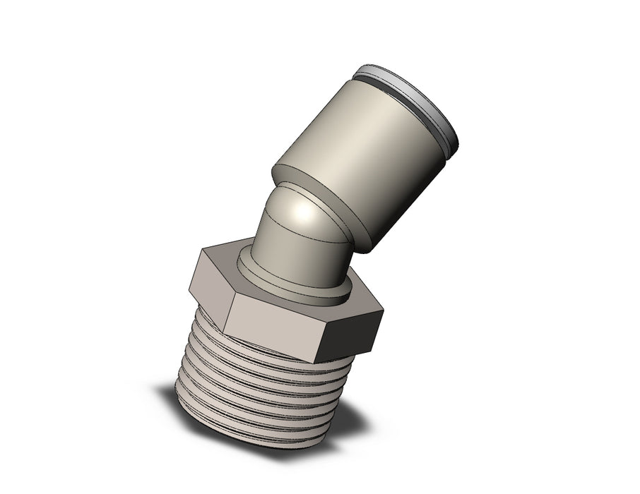 KQ2K08-03N FITTING, 45 DEG MALE ELBOW