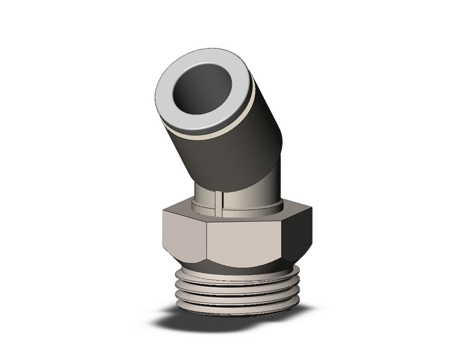 KQ2K08-U03N FITTING, 45 DEG MALE ELBOW