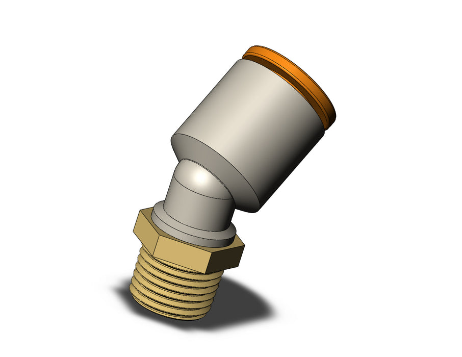KQ2K09-34A FITTING, 45 DEG MALE ELBOW