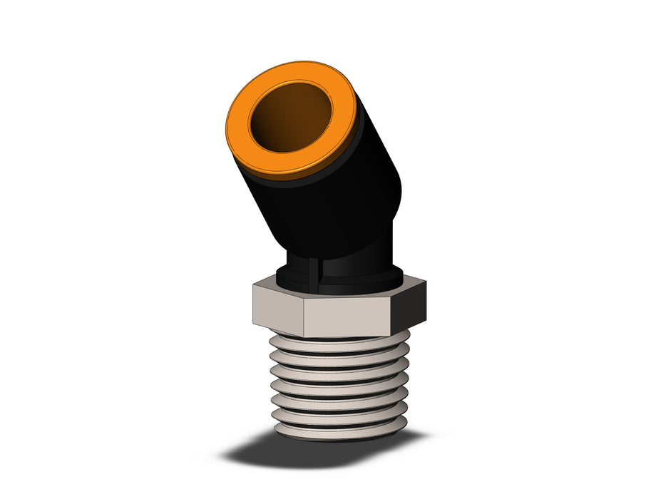 KQ2K09-35NS-X35 FITTING, 45 DEG MALE ELBOW