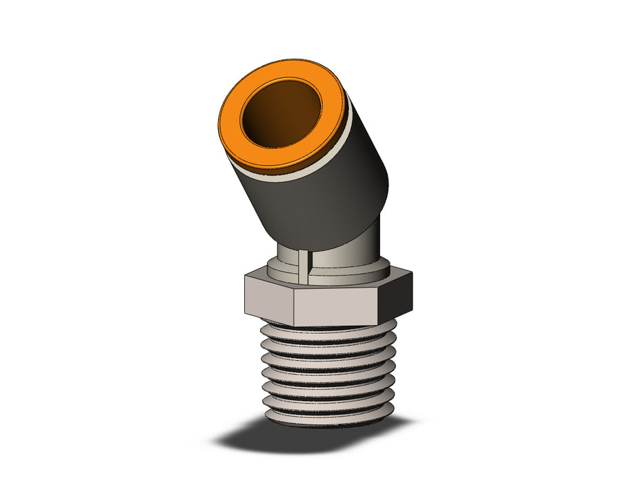 KQ2K09-35NS FITTING, 45 DEG MALE ELBOW
