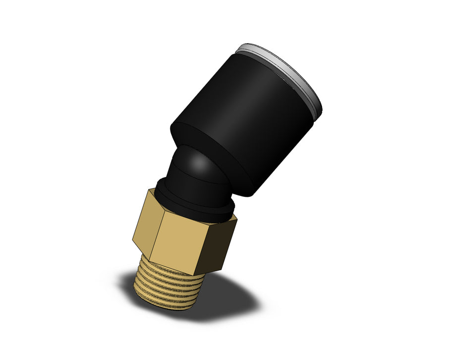 KQ2K10-01AS-X35 FITTING, 45 DEG MALE ELBOW