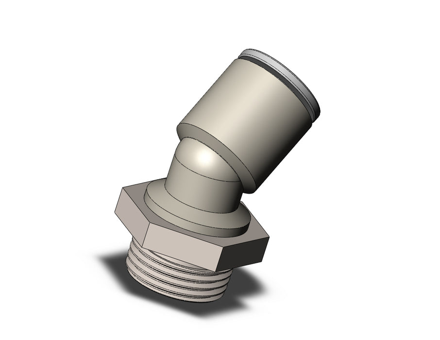 KQ2K10-03NP FITTING, 45 DEG MALE ELBOW